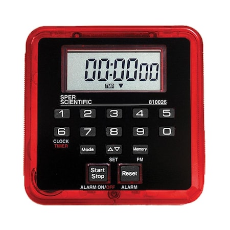 Sper Scientific Count Up/Count Down Timer - 100 Hrs. 810026R